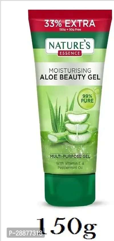 Nature's Essence Moisturising Aloe Beauty Gel with Vitamin E and Peppermint Oil 150 GM