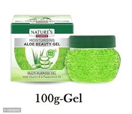 Moisturising Aloe Beauty Gel with Vitamin E and Peppermint Oil - 100g-thumb0