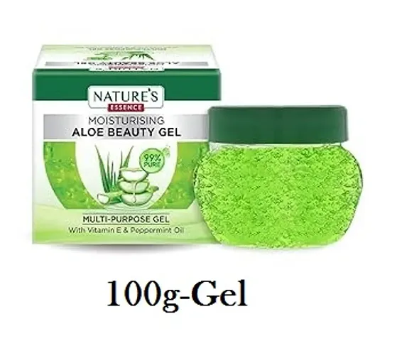 Nature's Essence Moisturising Aloe Beauty Gel with Vitamin E and Peppermint Oil