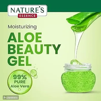 Moisturising Aloe Beauty Gel with Vitamin E and Peppermint Oil - 100g-thumb2