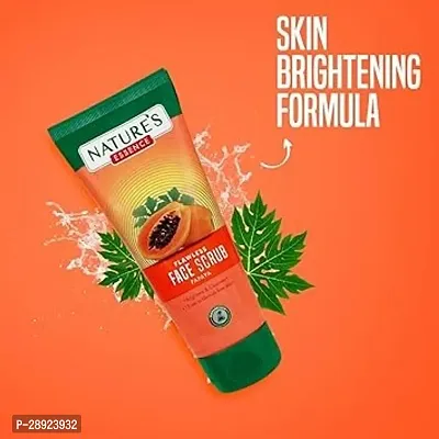 Nature's Essence Flawless Papaya Face Scrub, 50g -for women ( pack of 2 )-thumb2