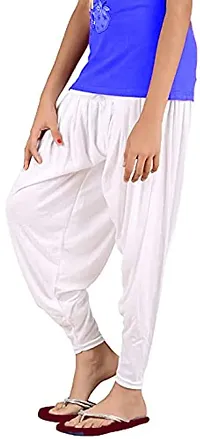 Pink You Fashion - Stylish Semi Patiala for Girls (5-13 Years) | Easy and Comfy to Wear (7 Years, White)-thumb1