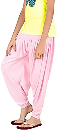 Pink You Fashion - Stylish Semi Patiala for Girls (5-13 Years) | Easy and Comfy to Wear (10 Years, Light Pink)-thumb1