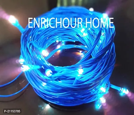 ENRICHOUR HOME - ERH LED Rice Light for Decoration String and Series Light for Diwali Christmas Indoor Outdoor Decoration Bedroom Wedding, Birthday Party (Blue, 1pcs)-thumb2