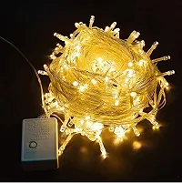 SHREEJI | 40+ FT | Rice String Lights for Decorative Purposes | Warm Yellow Color | Diwali/Christmas Lights Decoration-thumb1