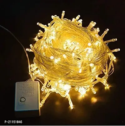 SHREEJI | 40+ FT | Rice String Lights for Decorative Purposes | Warm Yellow Color | Diwali/Christmas Lights Decoration-thumb2