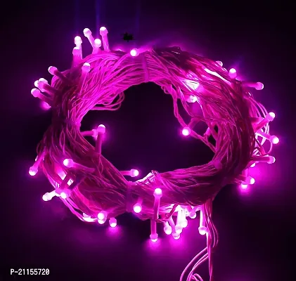 ENRICHOUR HOME - ERH LED Rice Light for Decoration String and Series Light for Diwali Christmas Indoor Outdoor Decoration Bedroom Wedding, Birthday Party (Pink 1)-thumb0