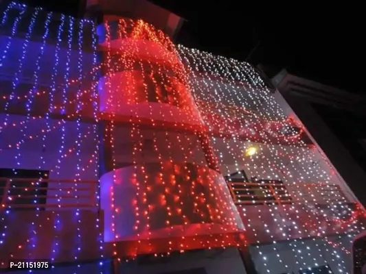 HeartyHome Decorative (12 Meter) LED Rice Still Led String Light Diwali Still Led Ladi String Light Jhalar for Home Decor, Diwali, Christmas and Festive Decoration (Red)-thumb2