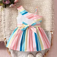 PAMBERSTON Tutu Dresses for Toddler Girls Toddler Infant Kids Baby Girls Summer Girl's Rainbow Striped Dress Children's-thumb3