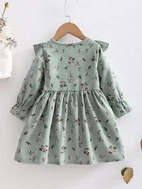 PAMBERSTON Toddler Kids Infant Baby Girls Spring Fall Dress Casual Long Sleeve Floral Printed-thumb4