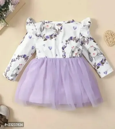PAMBERSTON Baby Girl Tutu Dress Long Sleeve Bow Tulle Princess Flower Girls Dresses for Infant Toddler Wedding Birthday Tea Party Dress-thumb3