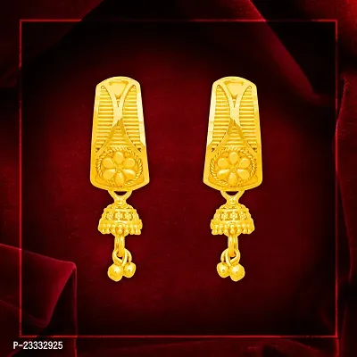 Tradtional Micron Plated Premium Daily Wear Earrings For Girls-thumb0