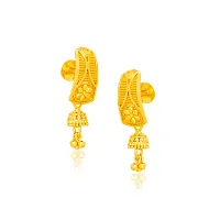 Tradtional Micron Plated Premium Daily Wear Earrings For Girls-thumb2