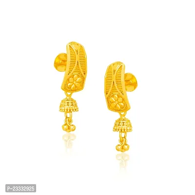 Tradtional Micron Plated Premium Daily Wear Earrings For Girls-thumb3