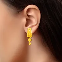Tradtional Micron Plated Premium Daily Wear Earrings For Girls-thumb1