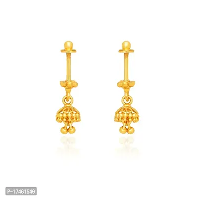 Traditional Gold Platted Maharashtrian Bugadi Earrings Collection-thumb3