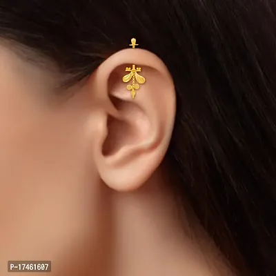 Traditional Gold Platted Maharashtrian Bugadi Earrings Collection-thumb0