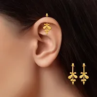 Traditional Gold Platted Maharashtrian Bugadi Earrings Collection-thumb1