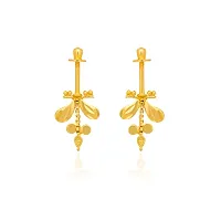 Traditional Gold Platted Maharashtrian Bugadi Earrings Collection-thumb2