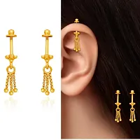 Traditional Gold Platted Maharashtrian Bugadi Earrings Collection-thumb1