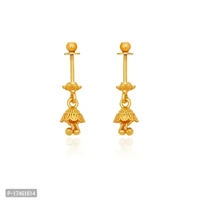 Traditional Gold Platted Maharashtrian Bugadi Earrings Collection-thumb3