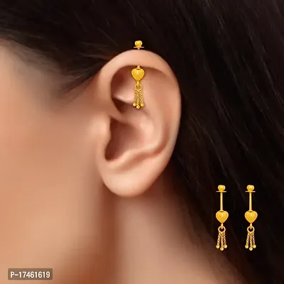 Traditional Gold Platted Maharashtrian Bugadi Earrings Collection