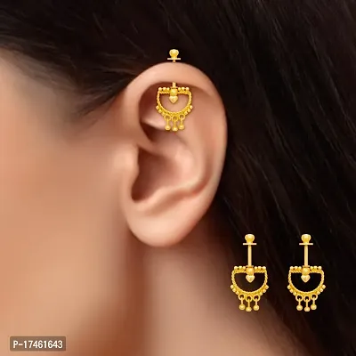 Traditional Gold Platted Maharashtrian Bugadi Earrings Collection