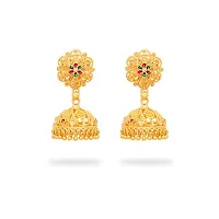 Traditional Gold Platted Premium Jumkhi Earrings-thumb2