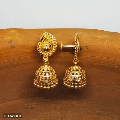 Traditional Gold Platted Premium Jumkhi Earrings
