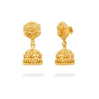 Traditional Gold Platted Premium Jumkhi Earrings-thumb2