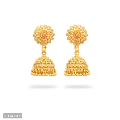 Traditional Gold Platted Premium Jumkhi Earrings-thumb0