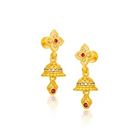 Traditional Gold Platted New Jumkhi Earrings Collection-thumb2