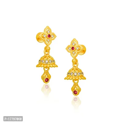 Traditional Gold Platted New Jumkhi Earrings Collection-thumb3