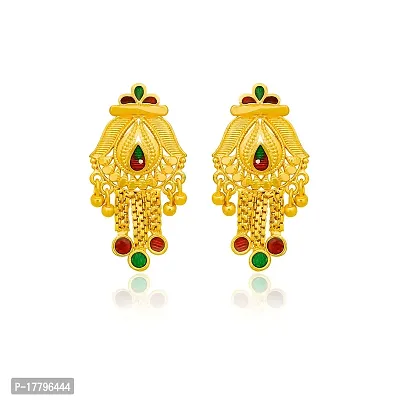 Traditional Gold Platted New Stud Earrings Collection-thumb2