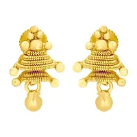 Traditional Gold Platted New Drop Earrings Collection-thumb1