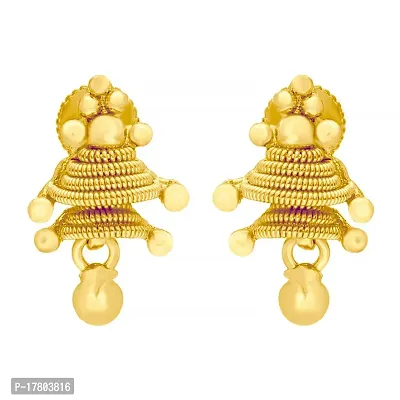 Traditional Gold Platted New Drop Earrings Collection-thumb2