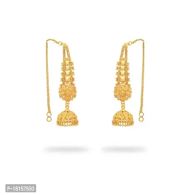 Traditional Gold Platted Kaanchain Earrings Collection-thumb2