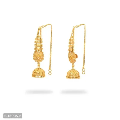Traditional Gold Platted Kaanchain Earrings Collection-thumb3
