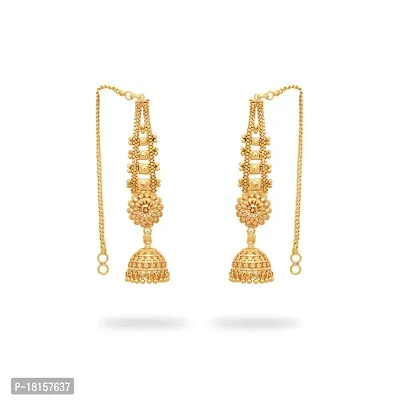 Traditional Gold Platted Kaanchain Earrings Collection-thumb2