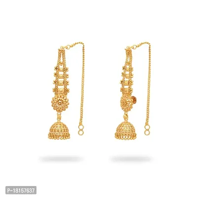 Traditional Gold Platted Kaanchain Earrings Collection-thumb3