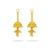 Traditional Gold Platted Changeable Jumkhi Earrings-thumb3