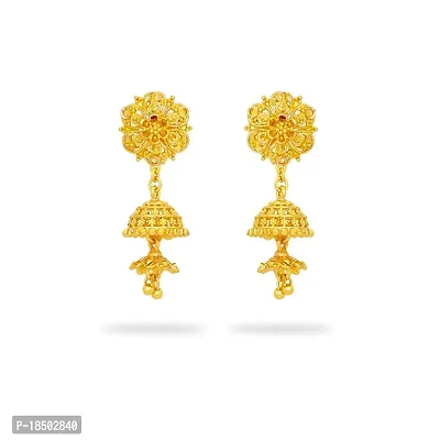 Traditional Gold Platted Changeable Jumkhi Earrings-thumb0