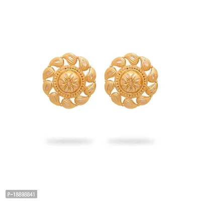 Traditional Gold Platted Stud Earrings Collection-thumb0