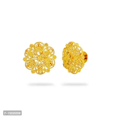Traditional Gold Platted Stud Earrings Collection-thumb2