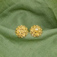 Traditional Gold Platted Stud Earrings Collection-thumb2
