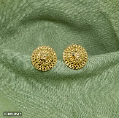 Traditional Gold Platted Stud Earrings Collection-thumb3