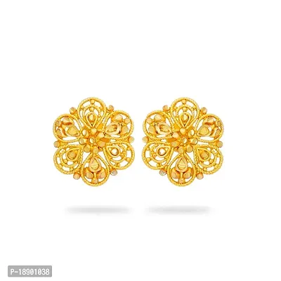 Traditional Gold Platted Stud Earrings Collection-thumb0