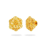 Traditional Gold Platted Stud Earrings Collection-thumb1
