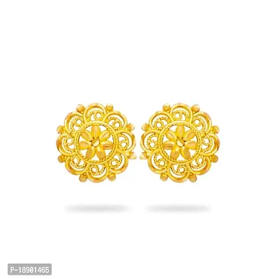 Traditional Gold Platted Stud Earrings Collection-thumb0