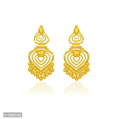 Traditional Gold Platted Drop Earrings Collection-thumb0